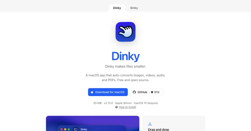 The Dinky website