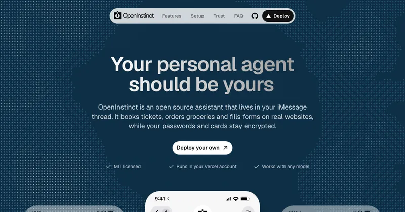 The OpenInstinct website