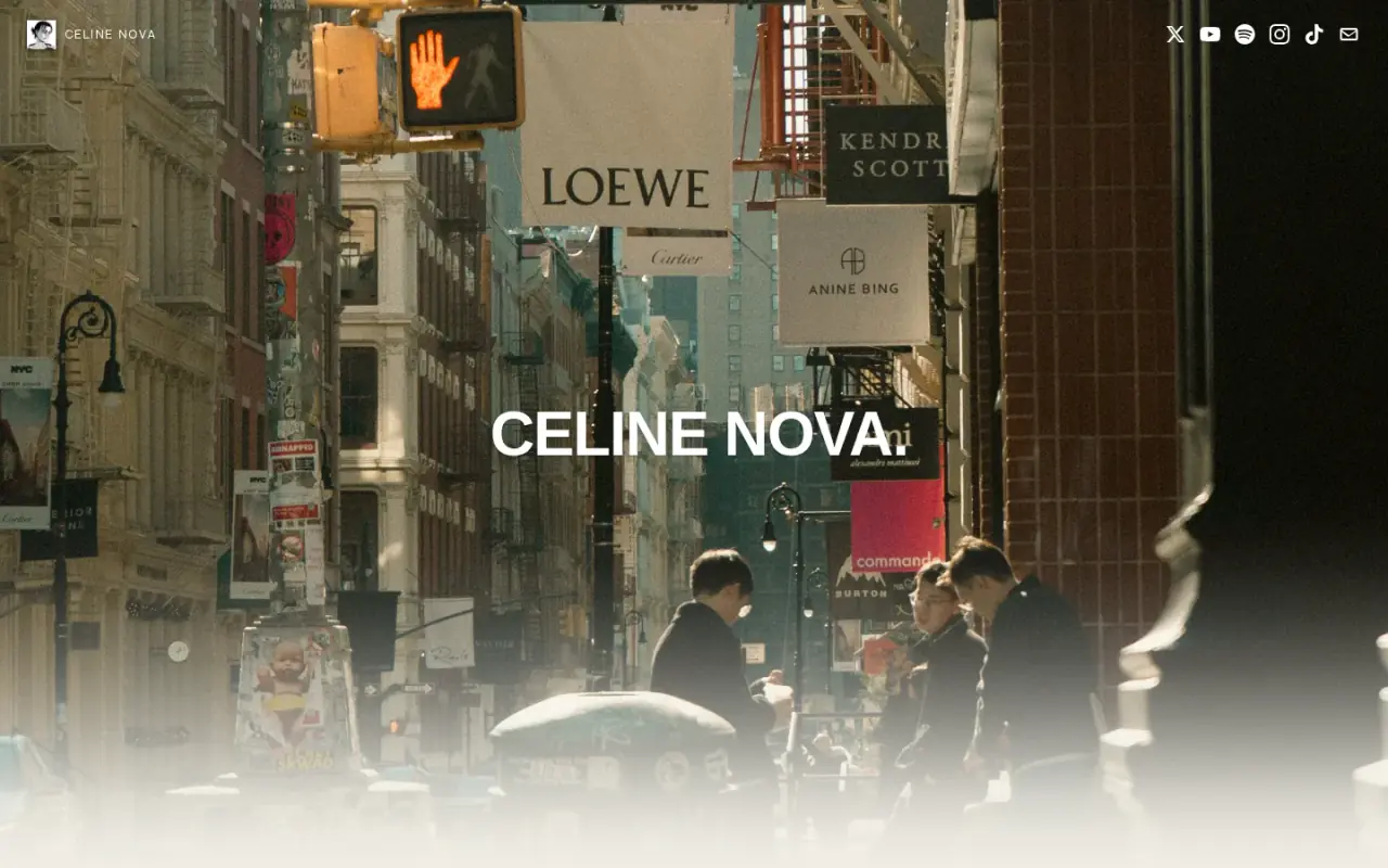 Full page of Celine Nova